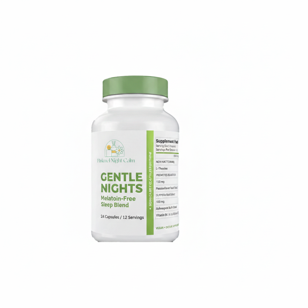 Gentle Nights Melatonin-Free Sleep Blend – 24 Capsules / 12 Servings